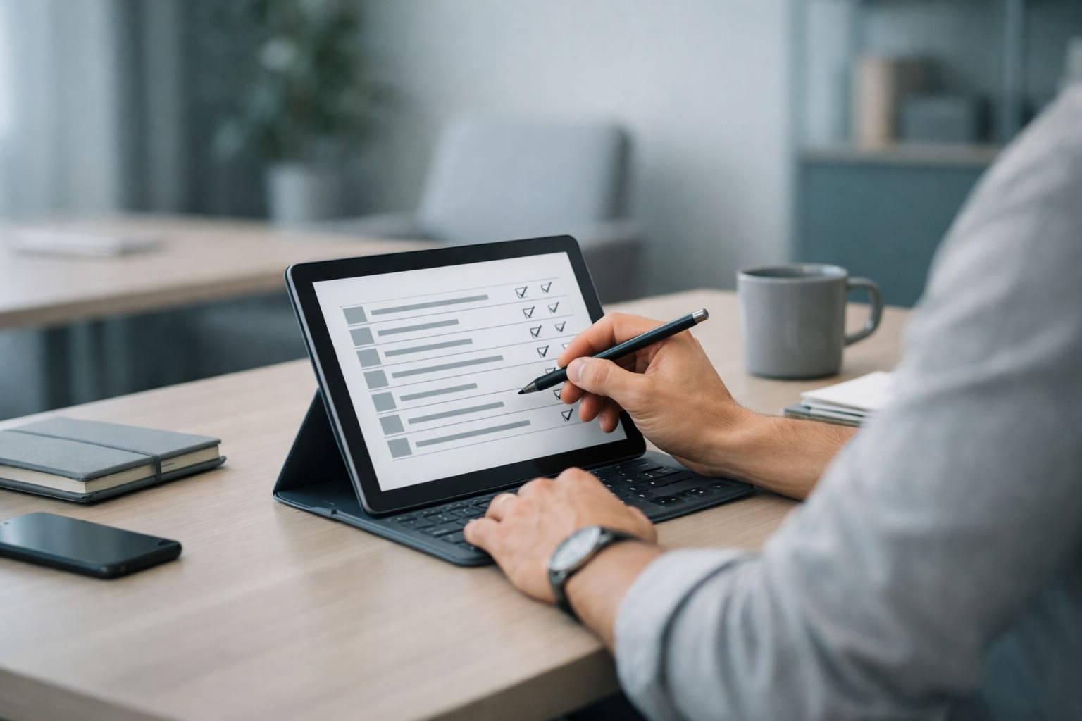 Процесс диагностики профессиональных навыков